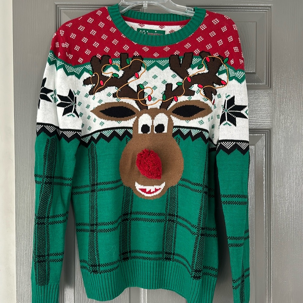 Adult small christmas sweater